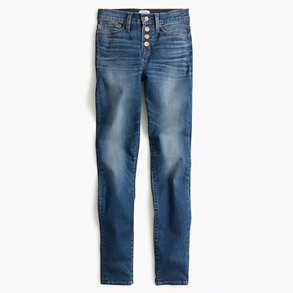 J. Crew Petite 9" High-Rise Toothpick Jean